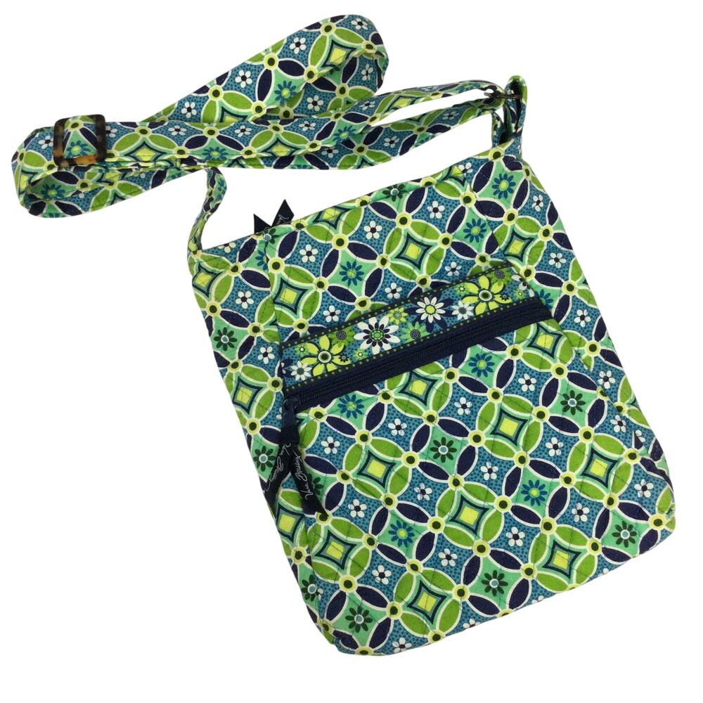 Vera Bradley Quilted Daisy Hipster Adjustable Strap Floral Crossbody